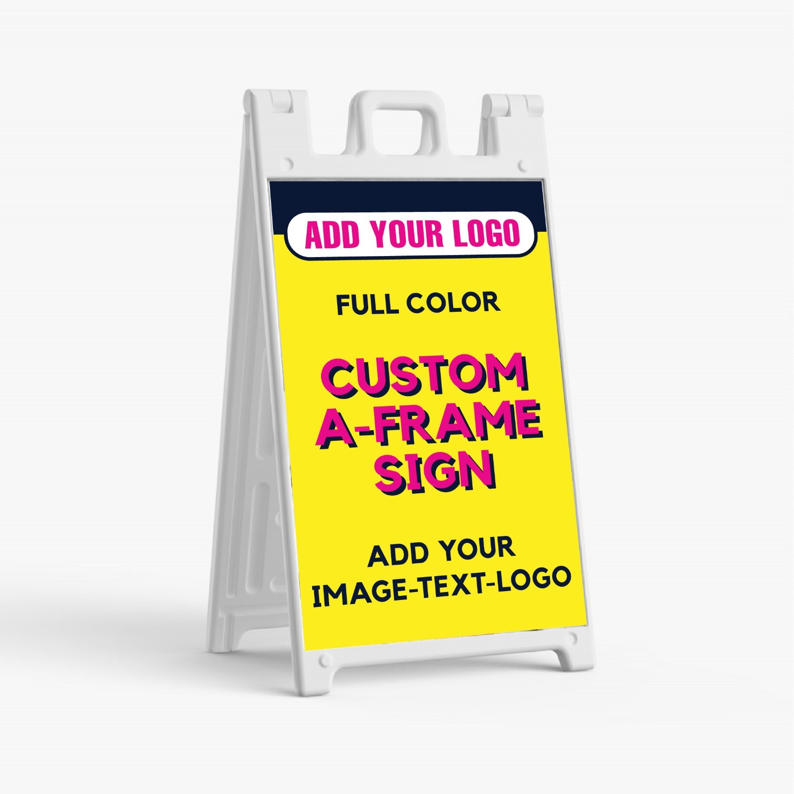 Custom A-Frame Sign | 24&Prime;x36&Prime; | Graphic + A-Frame | Single Side & Double Side