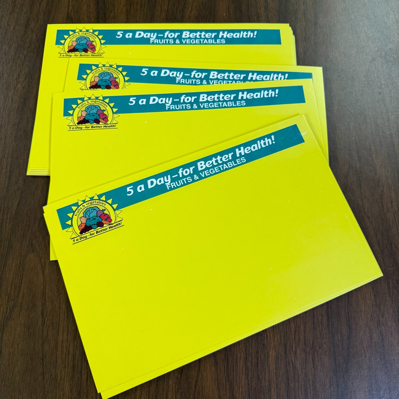 50- 7&Prime; x 11&Prime; 5 A Day Sale Price cards for Food Stores Sale Signage Sign