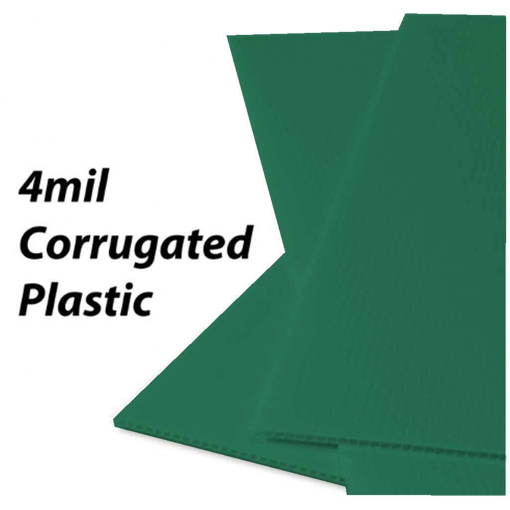 24&Prime;x48&Prime; Blank Corrugated Yard Signs, 4mm Corrugated Plastic, Waterproof