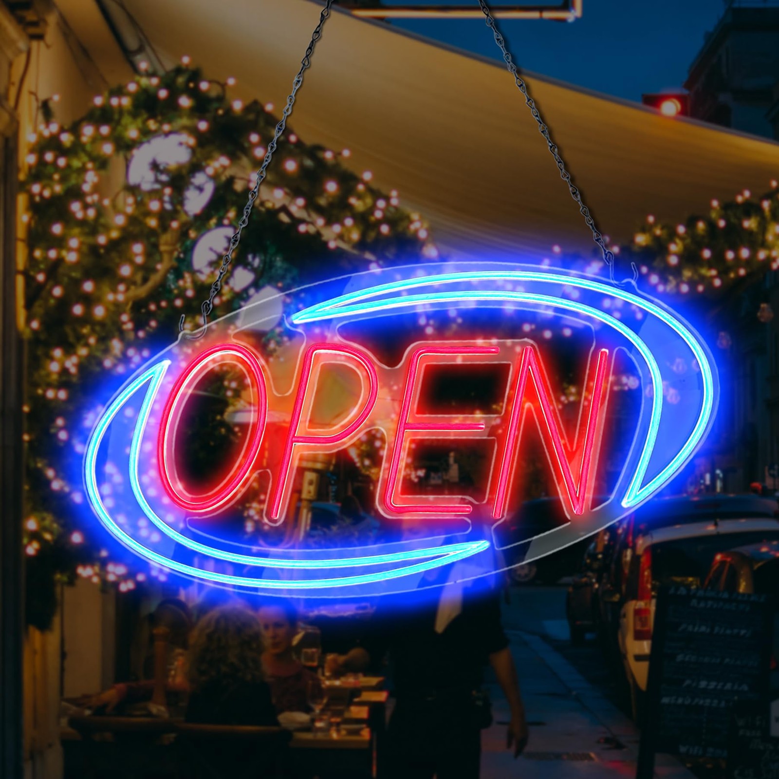 Large LED Neon Open Sign 32&Prime; Bright for Restaurant Store Bar Market Shop Light