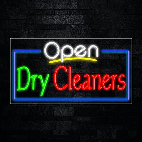 Dry Cleaners LED Neon Sign 33&Prime;L x 18&Prime;H #35696