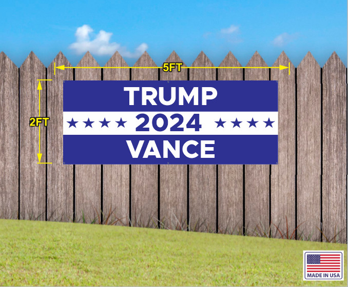 TRUMP VANCE MAGA 2024 BANNER MULTIPLE COLORS