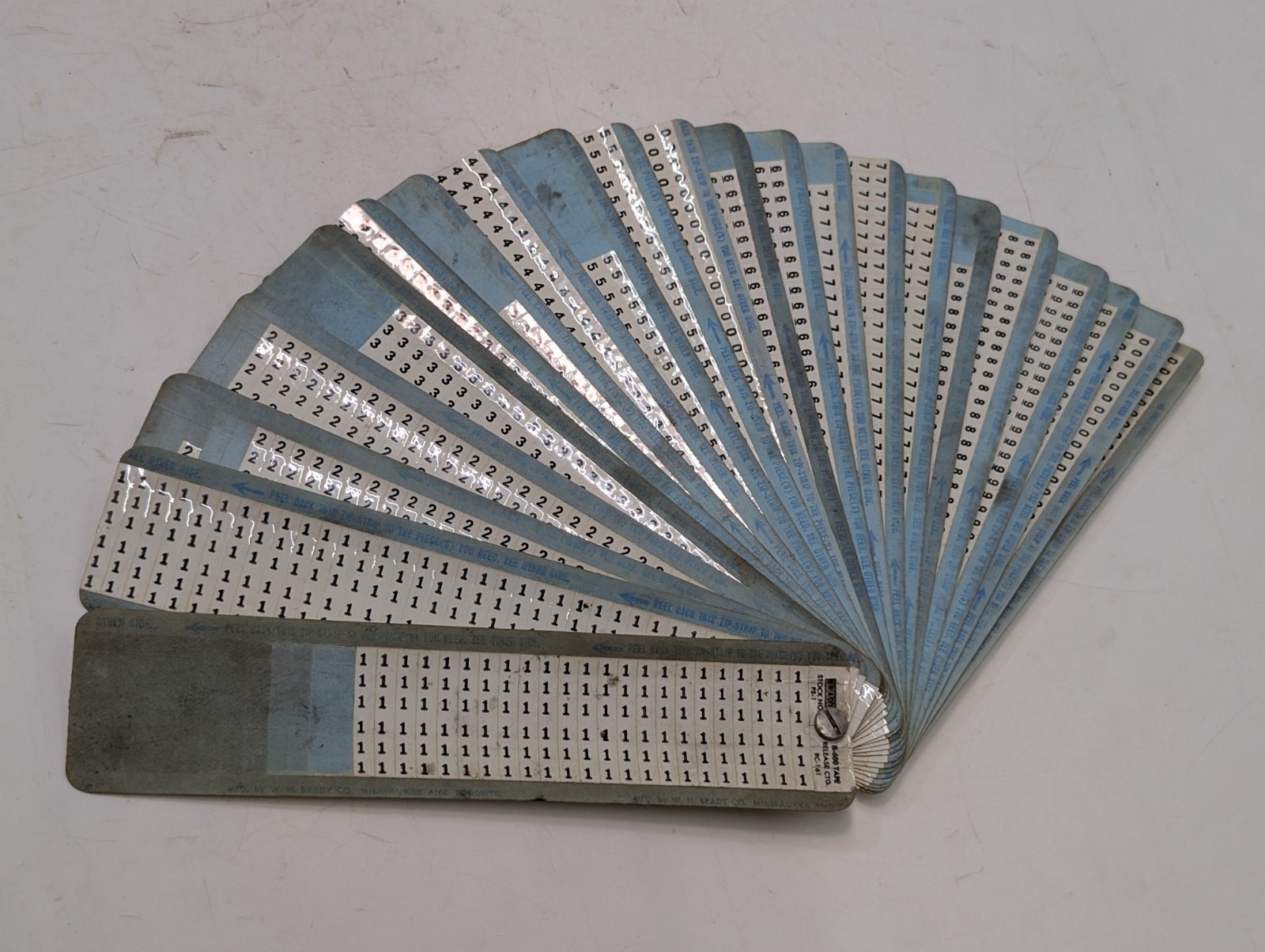 Lot of Assorted Commercial Signs & Labels – Alphabet, Numerical, Safety & More