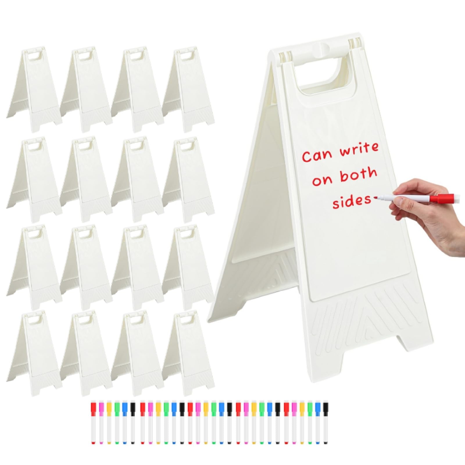 Colingmill 12 Pack A Frame Sandwich Board Sign Dry Erase Surface Double Sided