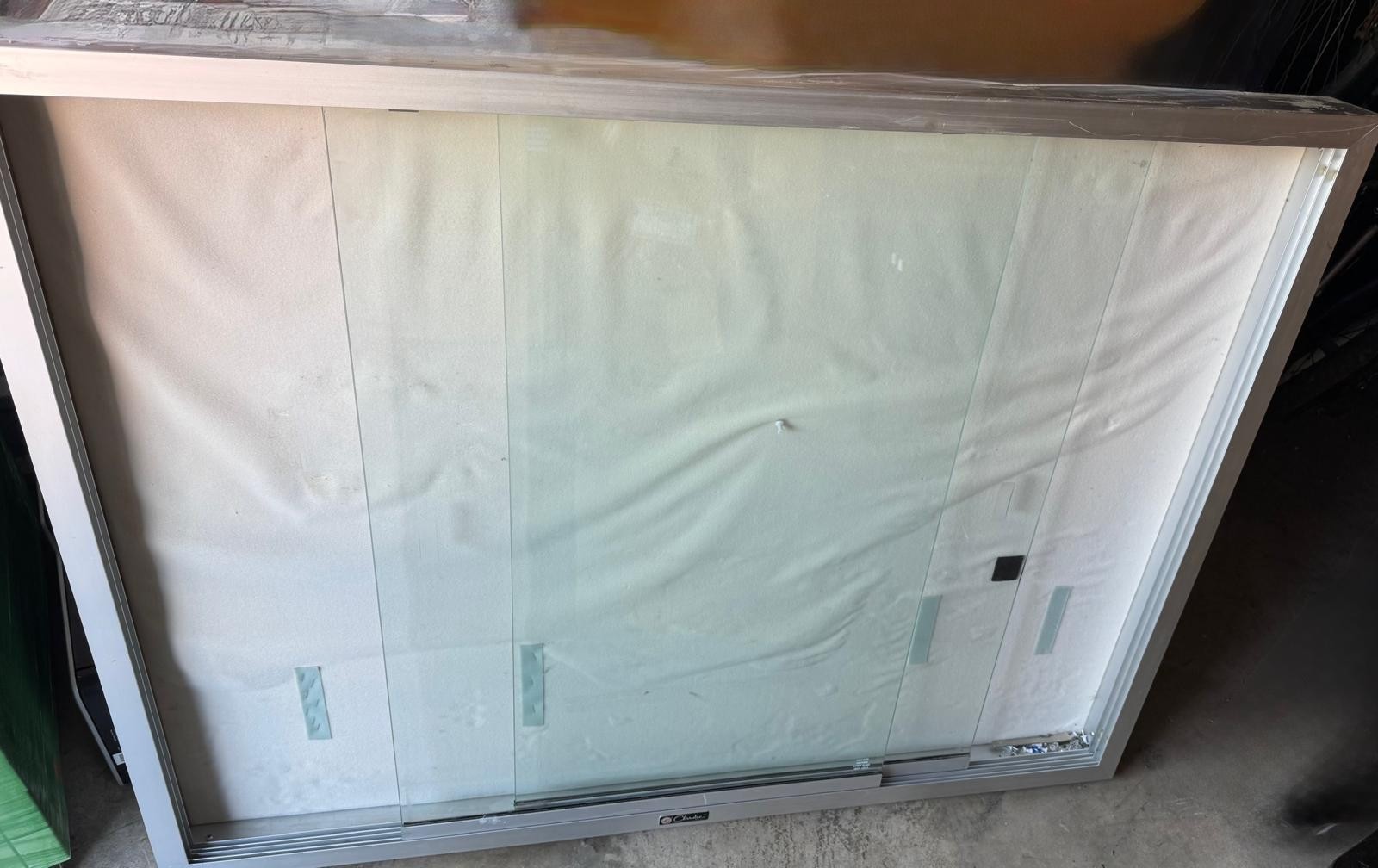 48&Prime;x36&Prime; Alluminium Frame bullentin board with 2 sliding door
