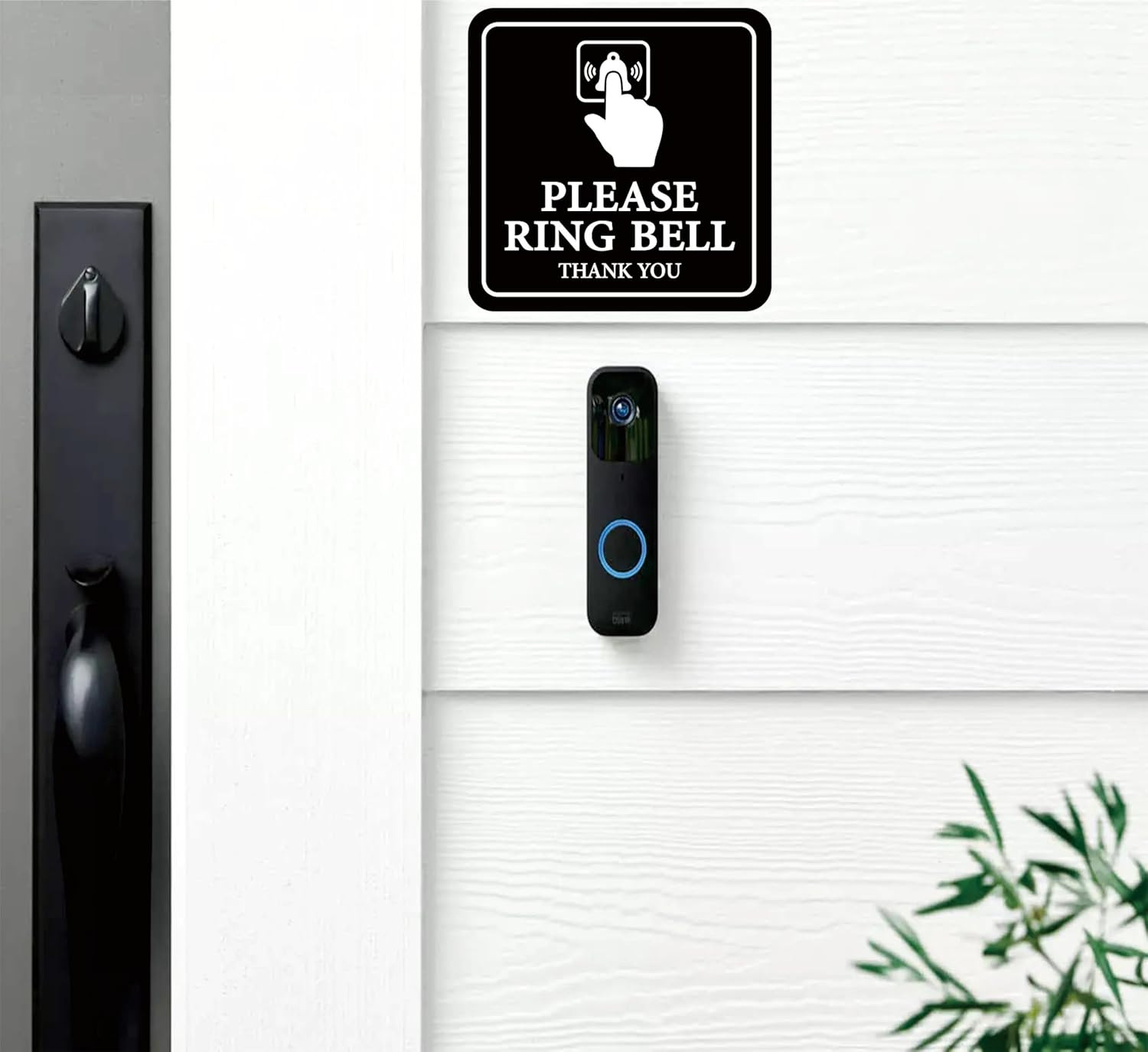 Please Ring Bell Sign – Premium Durable Frosted Acrylic Material, Super Stron…