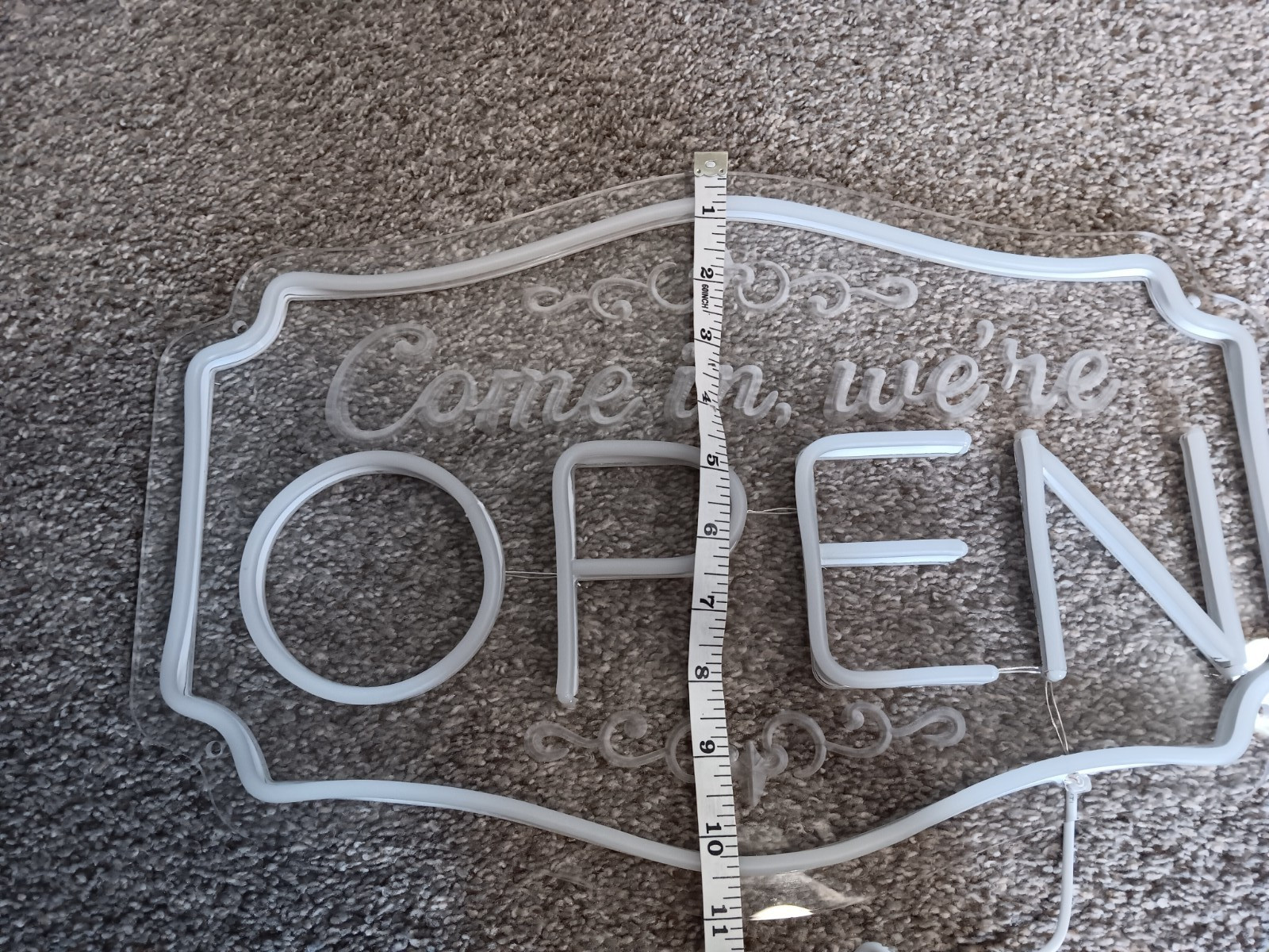 LED Open Sign for Business Adjustable Brightness 16&Prime; Wide 10 1/2&Prime; Tall