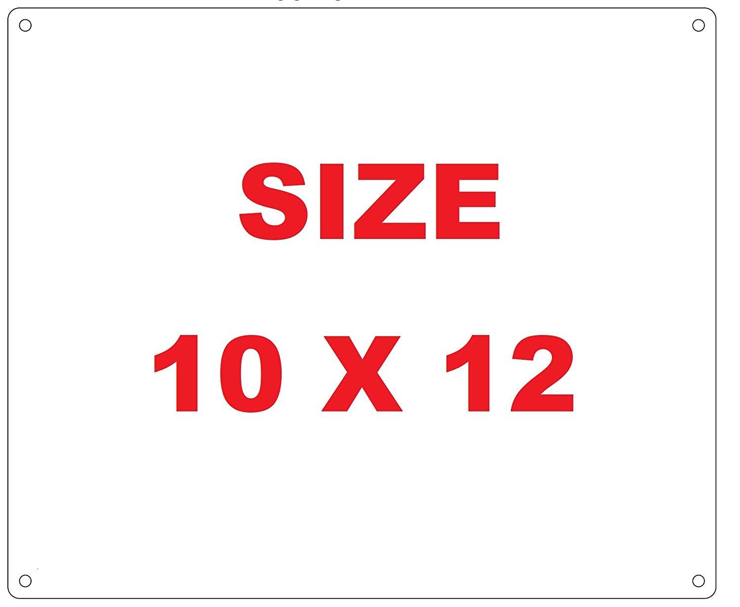 Non Automatic Sprinkler Sign (Aluminium Reflective, White 10×12)-REF24-1027