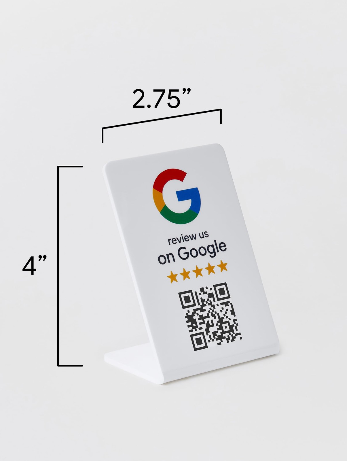 – Google Review Stand – NFC & QR Code, Easy Setup, For All Businesses (1-Pack)