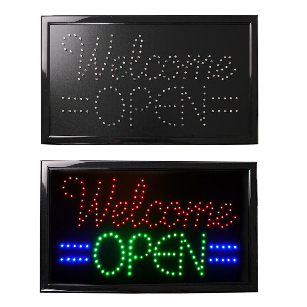 Ultra Bright LED Neon Light Open Sign Business Sign Animated Motion with ON/OFF