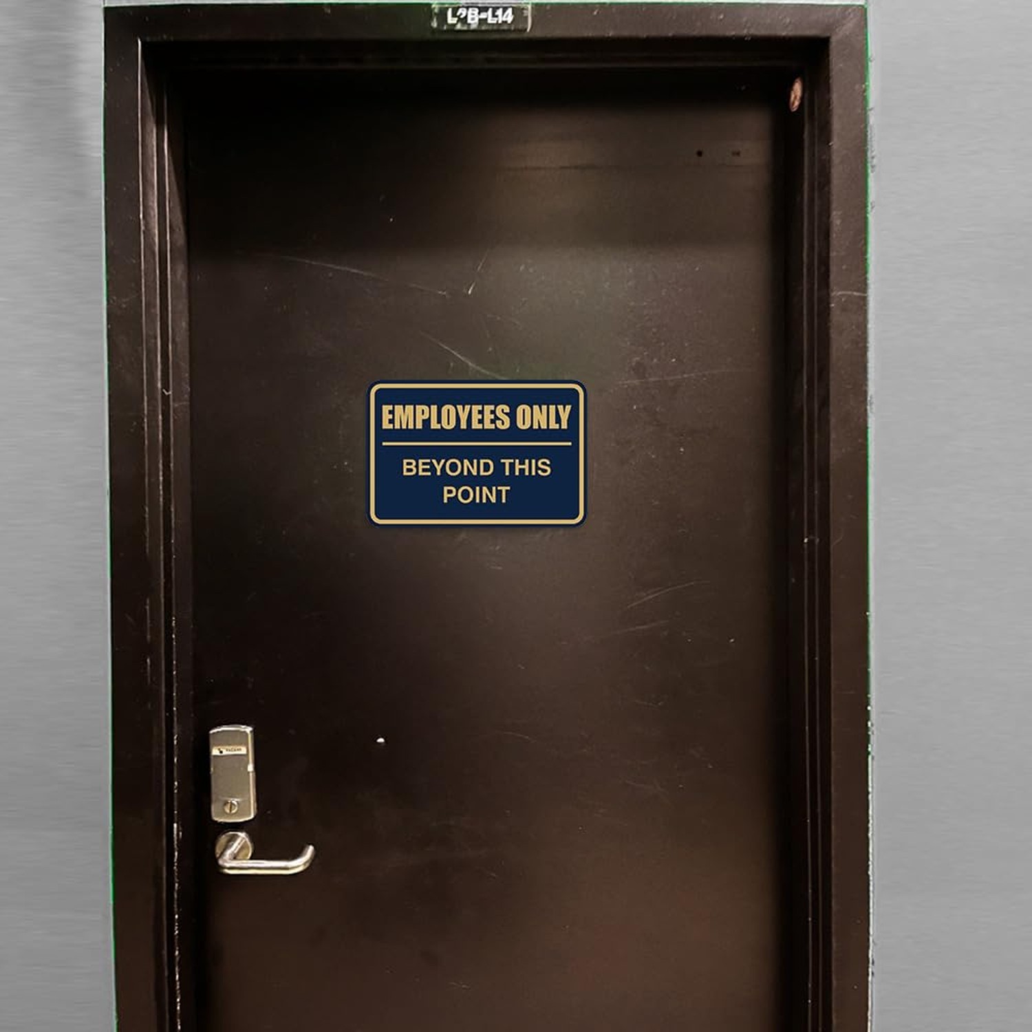 All Quality Classic Framed Employees Only Beyond This Point Wall or Door Sign…