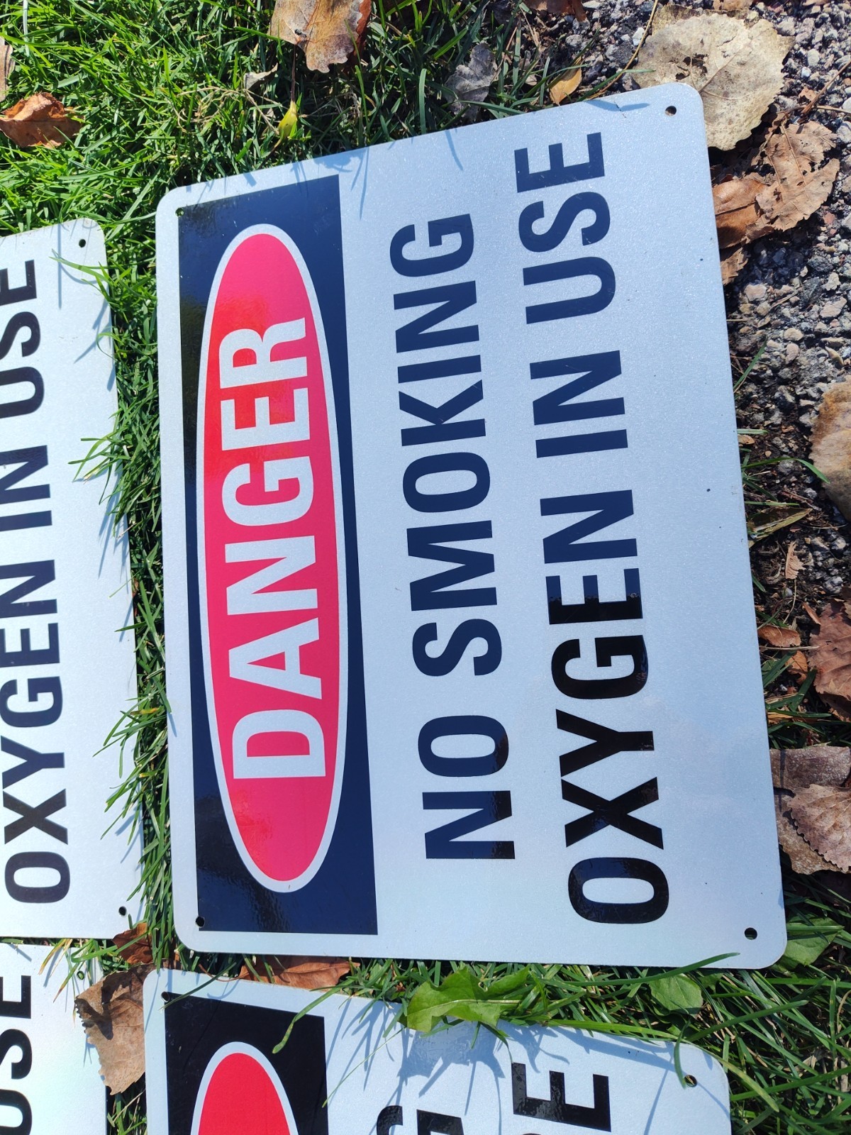 LOT Of 7_14x10 Danger Sign in,Aluminum