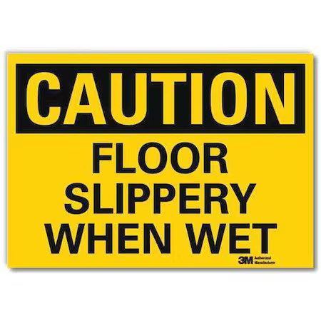 Lyle U4-1318-Rd_10X7 Safety Sign, 7 In Height, 10 In W, Reflective Sheeting,