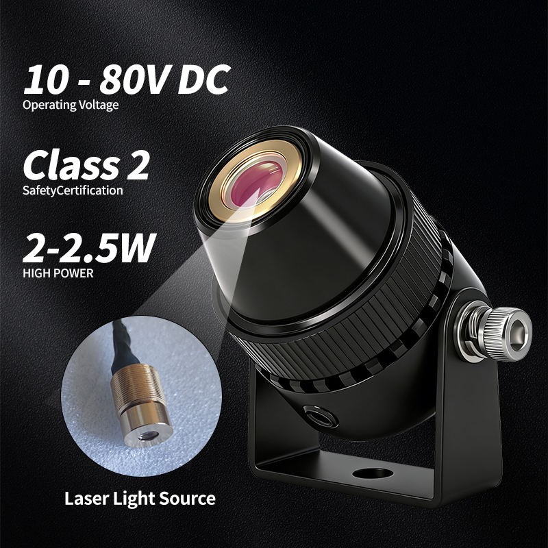 1-4Pcs Adjustable Forklift Floor Warning Light Safety Laser Line Projector