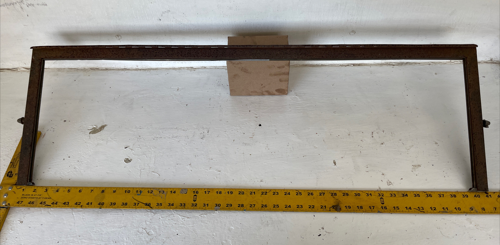 Vintage Windshield Frame 41” X 13”