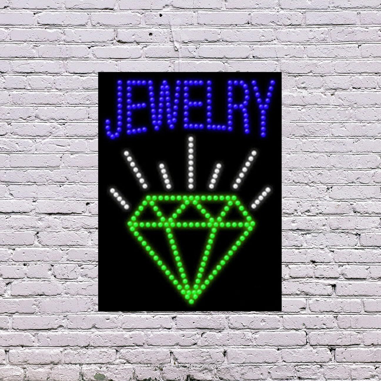 LED Jewelry Sign | Light Up Sign | 26&Prime;H x 20&Prime;W x 2&Prime;D