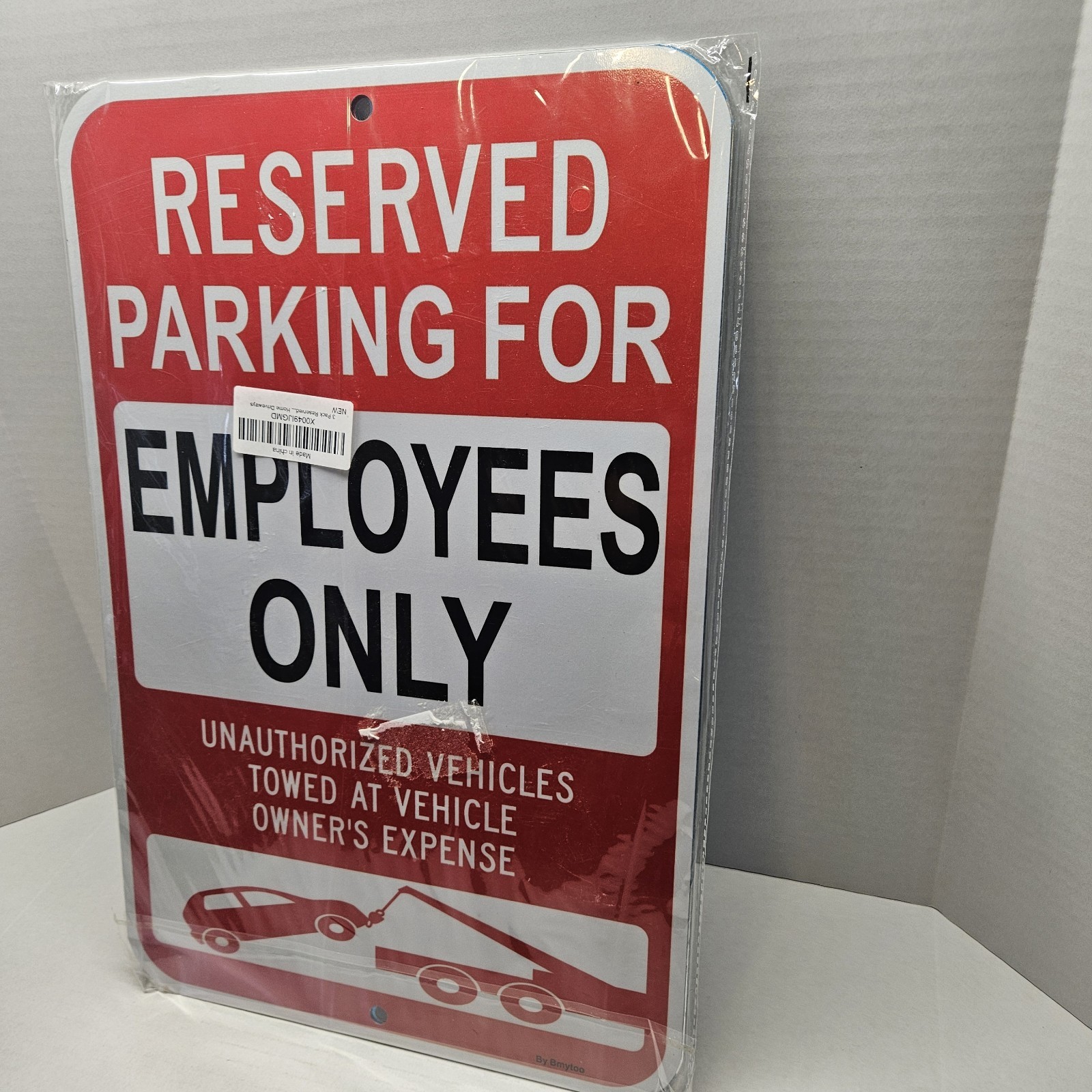 3 Reserved Parking for Employees Only Personnel Only Unauthorized Vehicle…