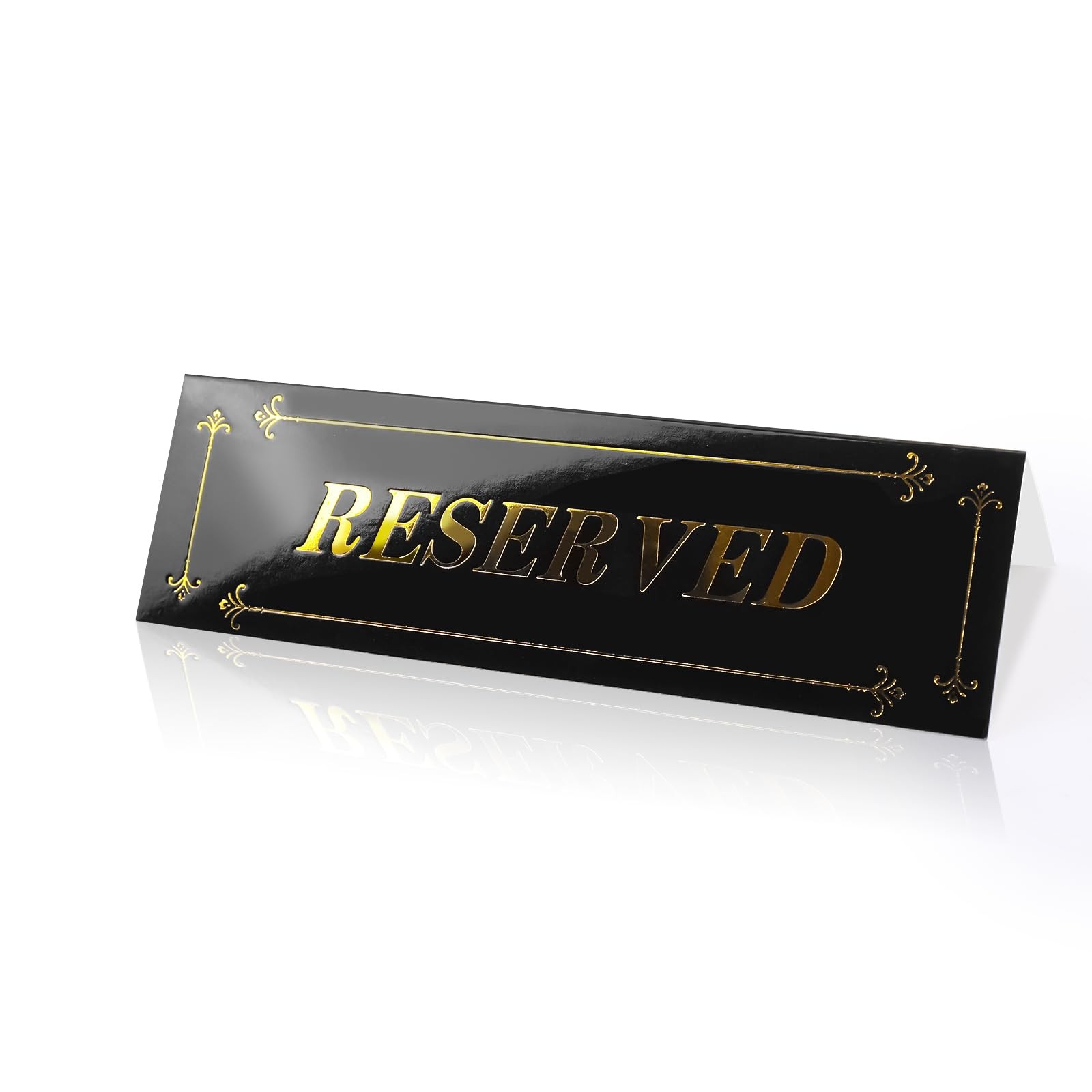 24 PCS Reserved Table Sign Cardstock Reservation Seat Wedding Restaurant Decor
