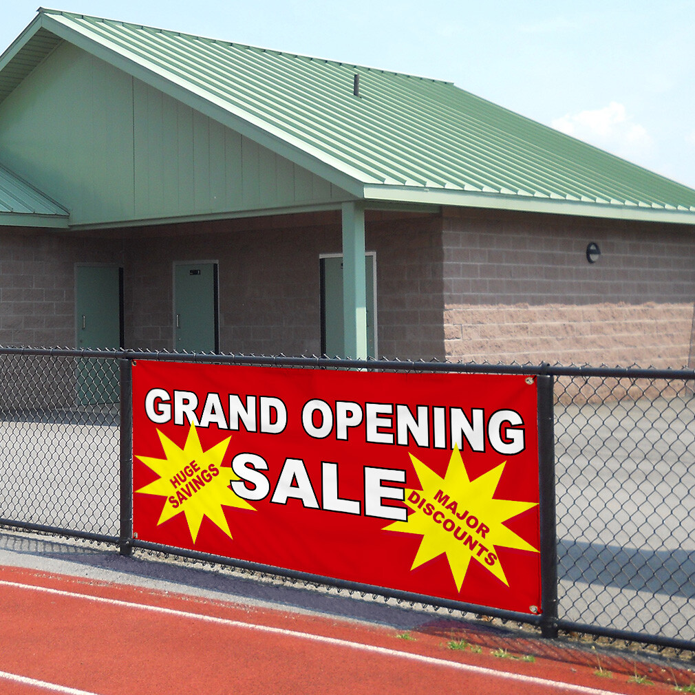 Vinyl Banner Multiple Sizes Business Outdoor Weatherproof Industrial Yard Signs