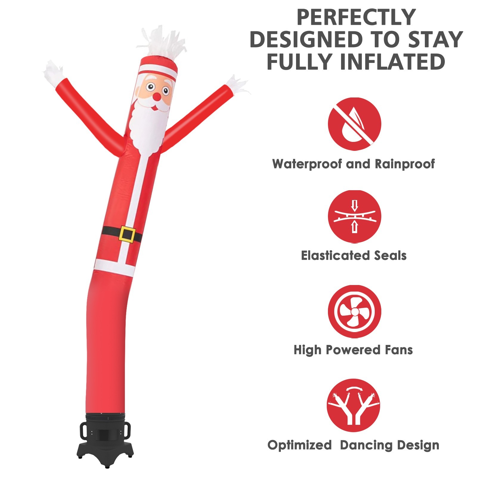 Mounto 10ft Inflatable Christmas Dancer With Blower – Holiday Motion Display