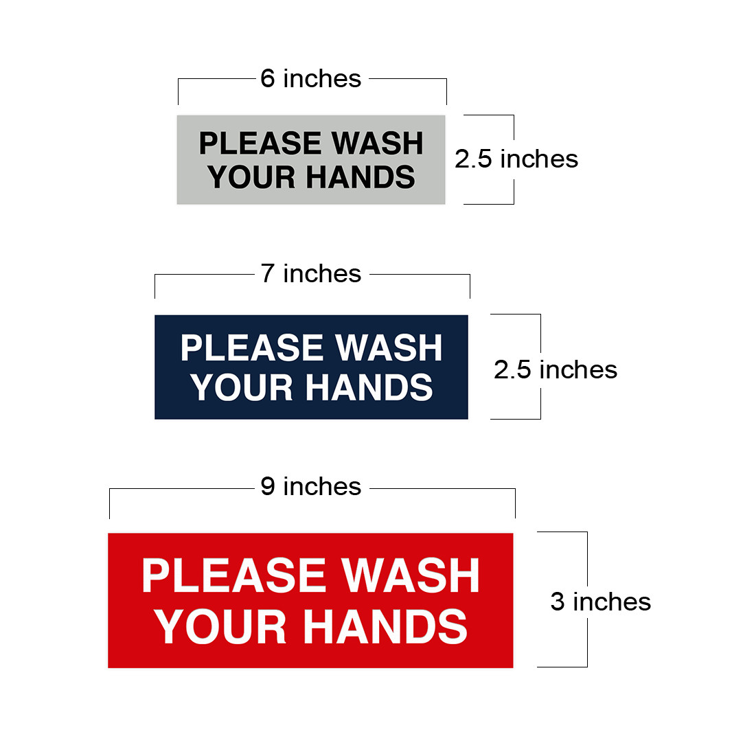 Basic Please Wash Your Hands Sign