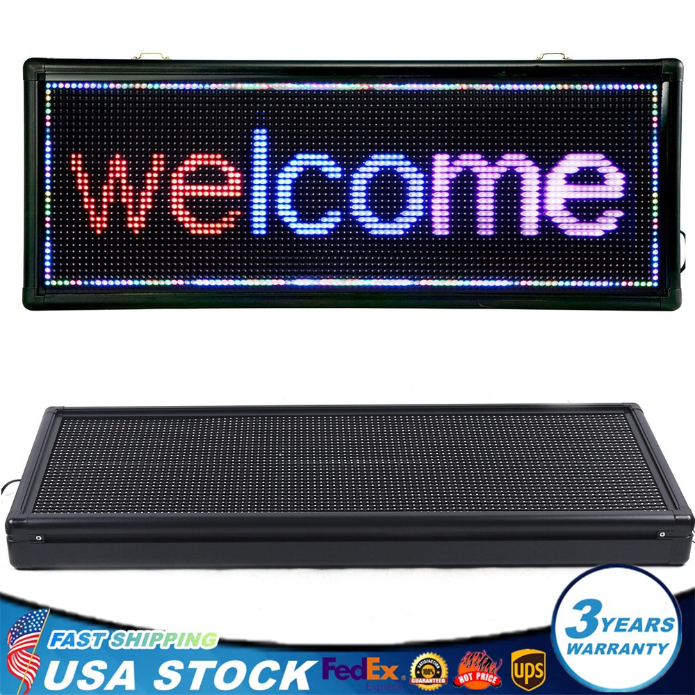 40&Prime;x15&Prime; LED Scrolling Sign Programmable Digital Display Board Sign Full Color