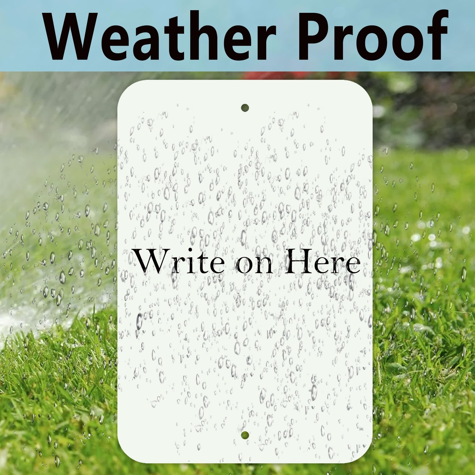 2 Pack 18×12 inch Blank White Metal Sign UV Protected Rust-Free Aluminum