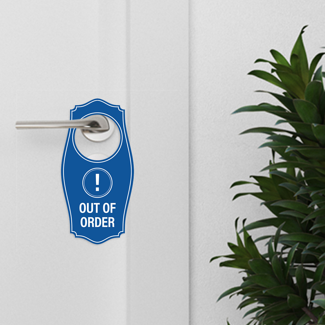 Signs ByLITA Out of Order Door Hanger