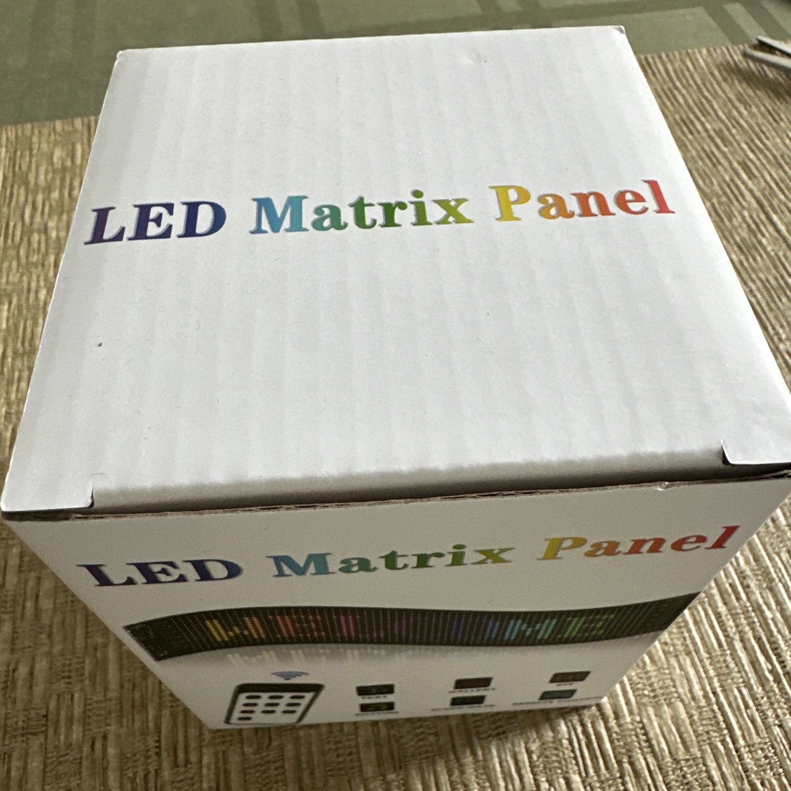 3×7 size Programmable Flexible LED Matrix Panel, APP Control Custom Text