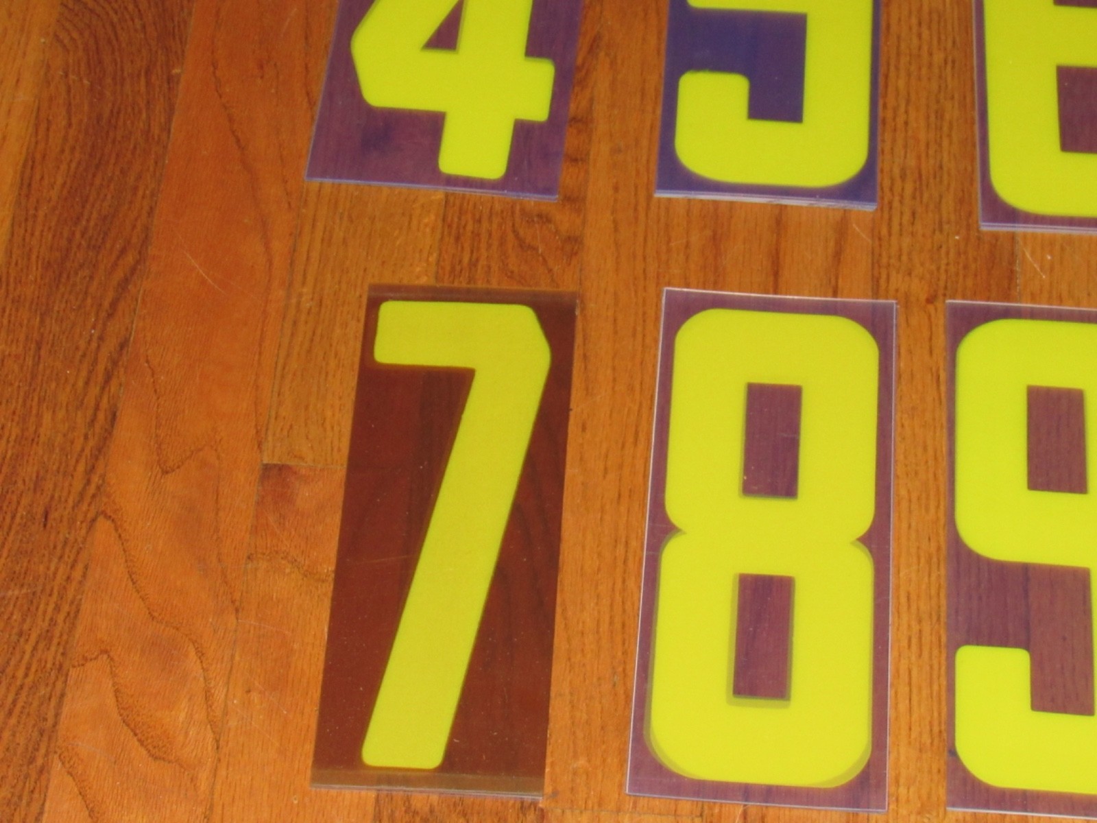 224 Vintage Plastic Marquee Outdoor Sign Symbols Letters Numbers 8&Prime; On 9&Prime; Board