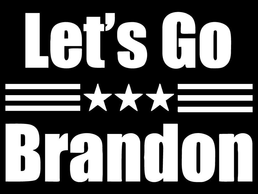 Car Magnet Decal, Let&rsquo;s Go Brandon, Refrigerator Magnet,6in x 4.5in,Flexible