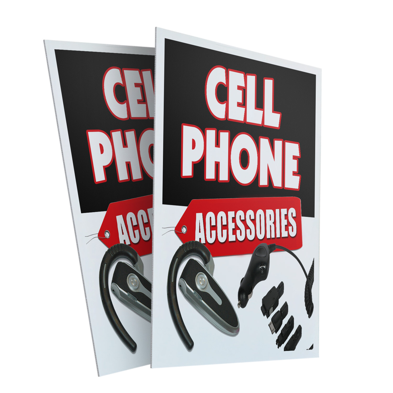 A-frame Sidewalk Cell Phone Accessories 24&Prime; x 36&Prime; Double Sided A-Frame Sidewalk