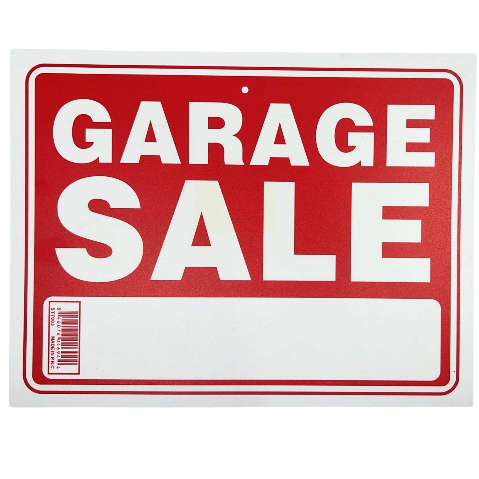 9&Prime;X12&Prime; « GARAGE SALE » Plastic Signage Sign-1 Pack