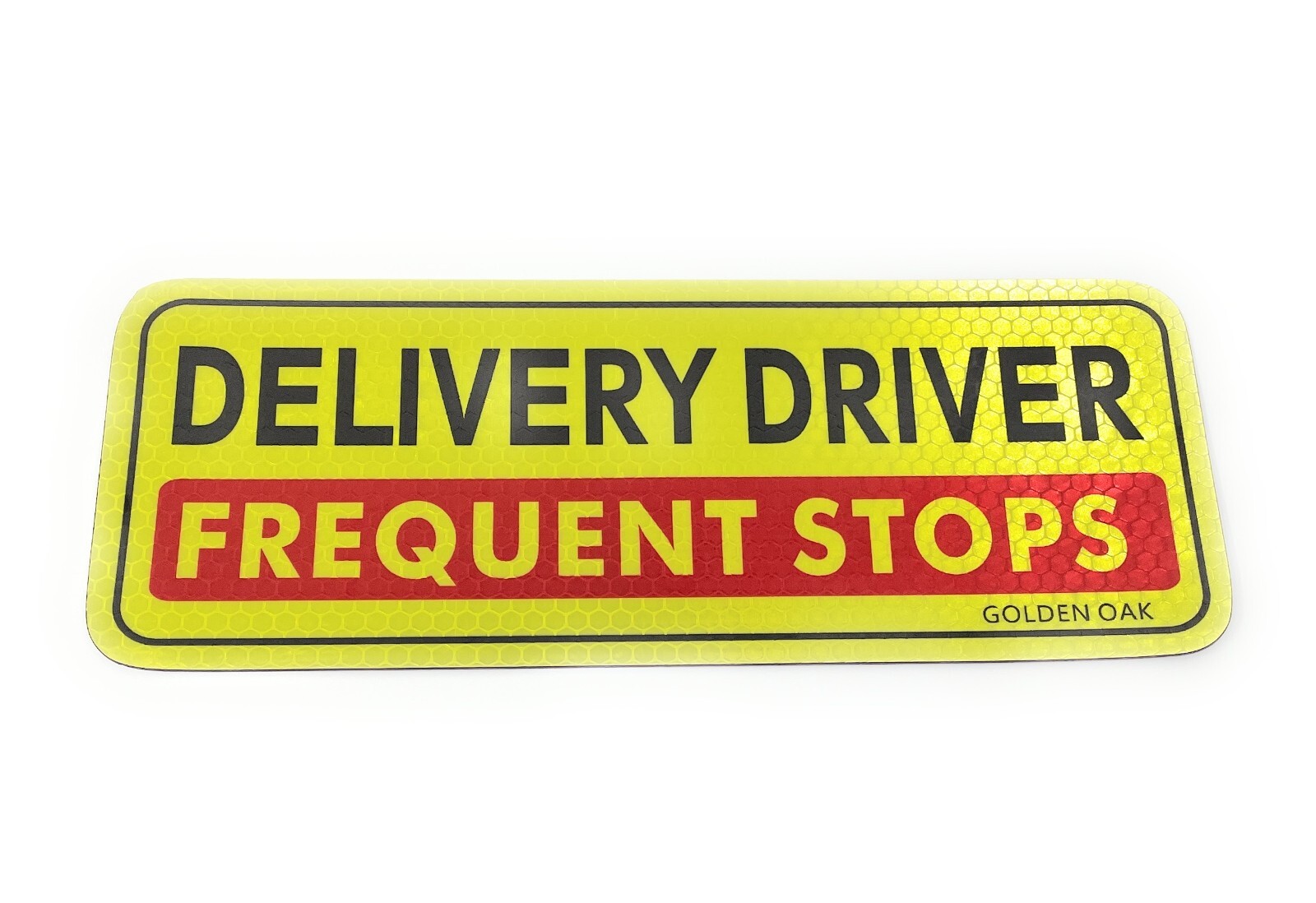 2 Magnetic Sign-For Delivery Drivers-Alert Others, Make Stops Safely –