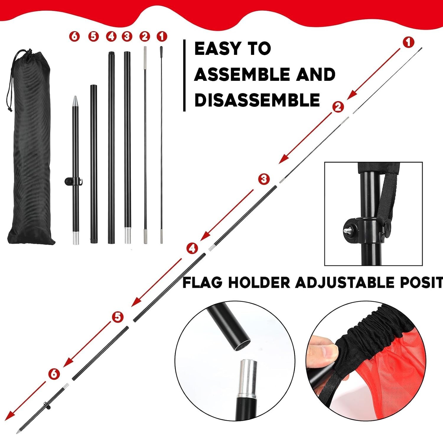 3PC Auto Repair Feather Flag Set 7FT w/ Poles