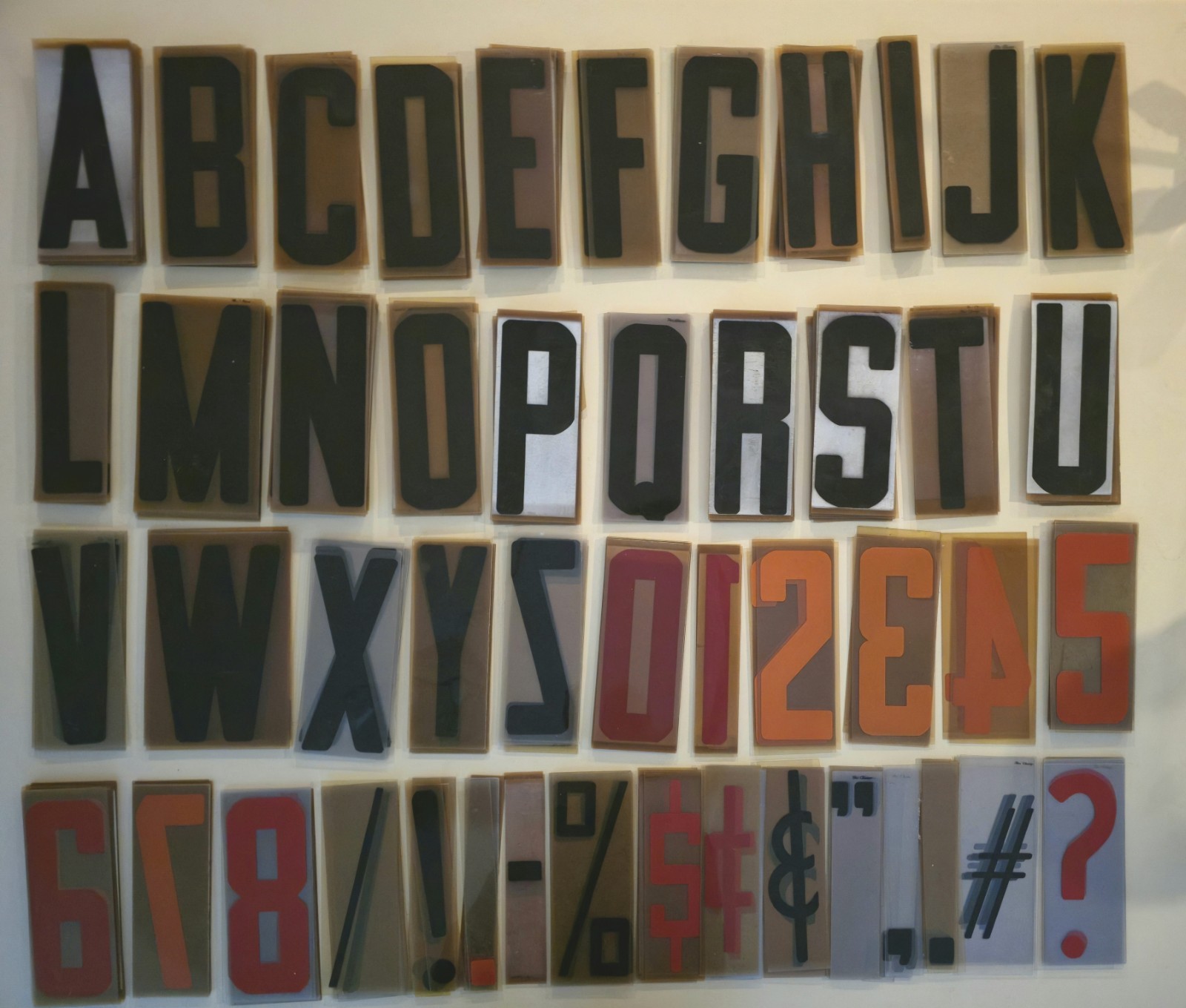 8&Prime; On 8.75&Prime; Marquee Sign Letters Numbers Symbols – 422 Pc. Flex Change Plastic