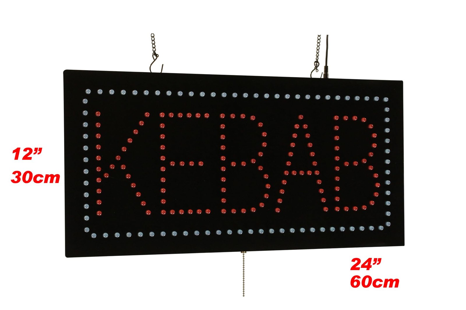 Kebab Sign 24X12 60X30Cm Topking Led Neon Florescent Signage Signboard Display