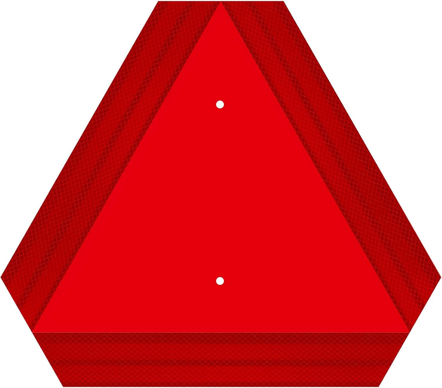 SMV Reflective Triangle Sign 14&Prime;x16&Prime; Aluminum Safety Sign for Tractor UTV