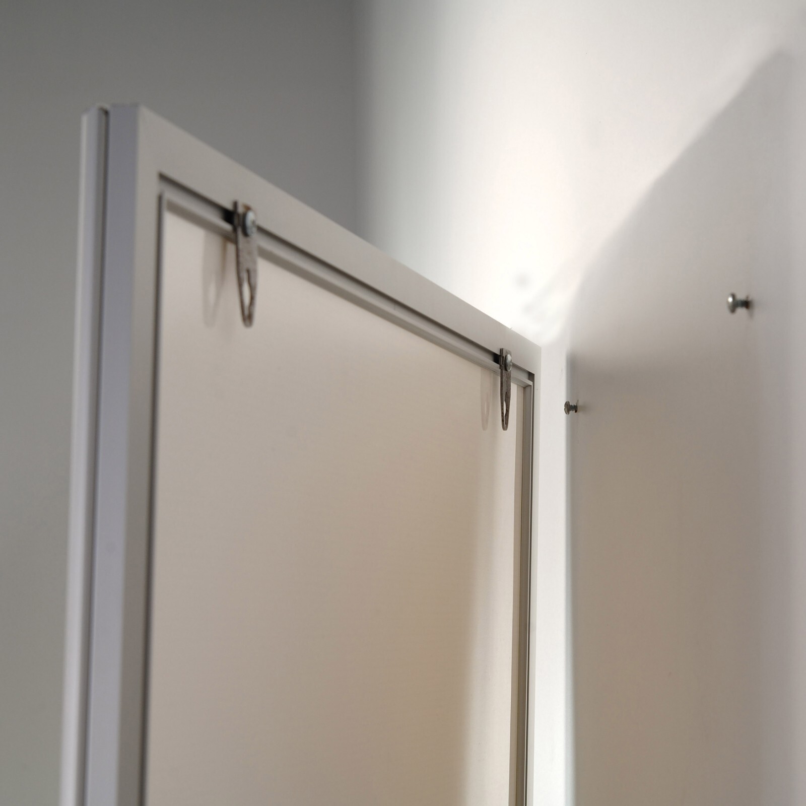 LEDbox LED Backlit Poster Frame, Silver, Aluminum, Photo, Picture, Sign Holder