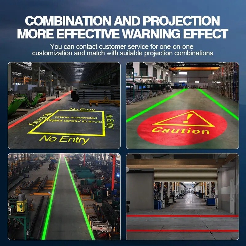 Laser Line Projection Light Industrial Warning Ground Indication Laser Spotlight