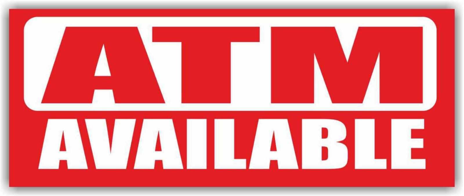 ATM AVAILABLE Advertising Banner Vinyl Mesh Sign cash pawn shop loan financing