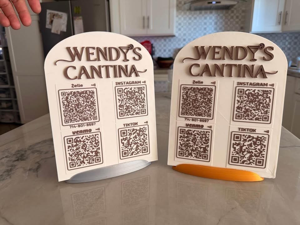 Custom QR Code and NFC Sign