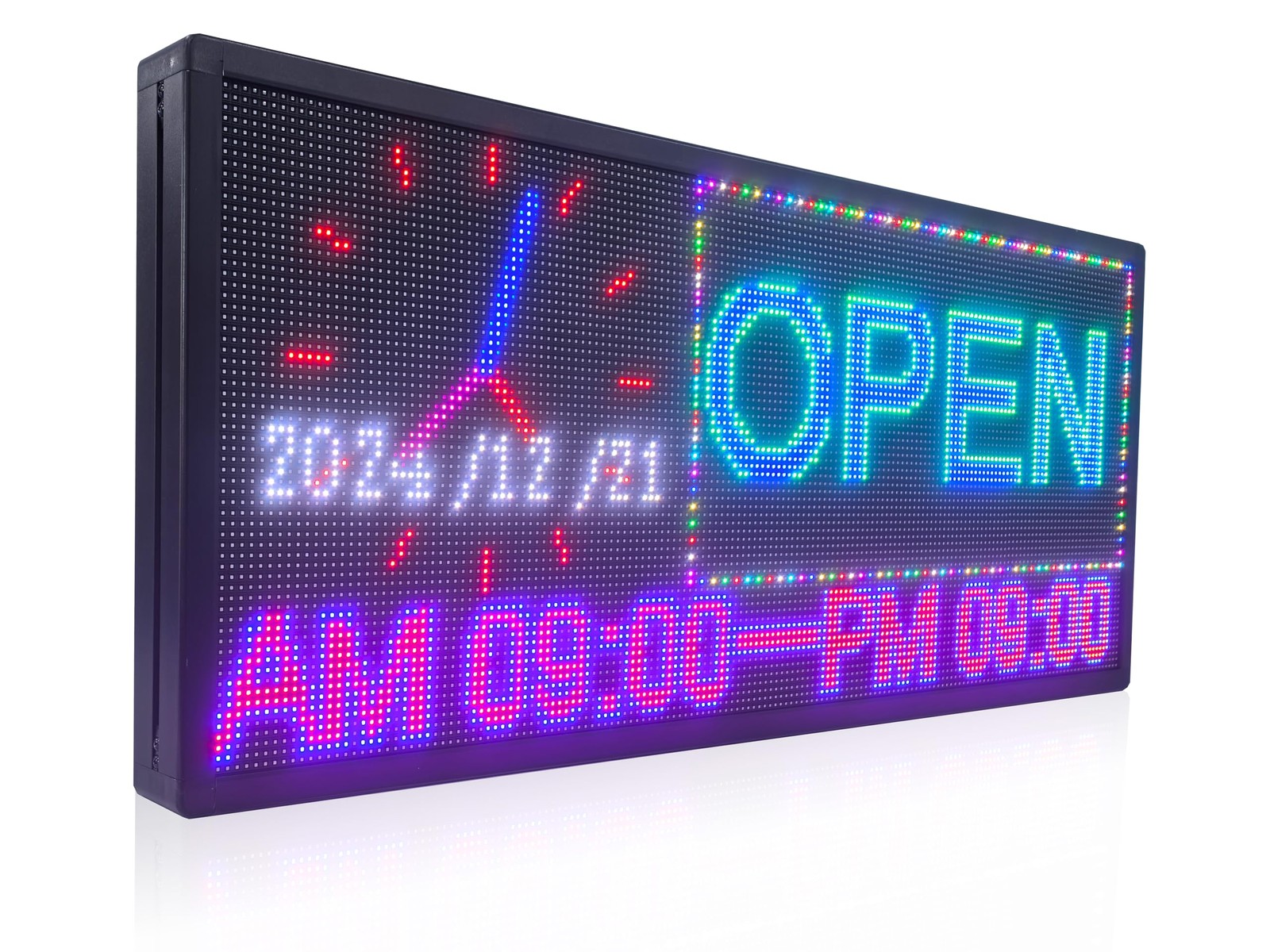 ZONTRONCM P6 40&Prime; * 17&Prime; Digital Programmable Scrolling Led Sign Outdoor Business