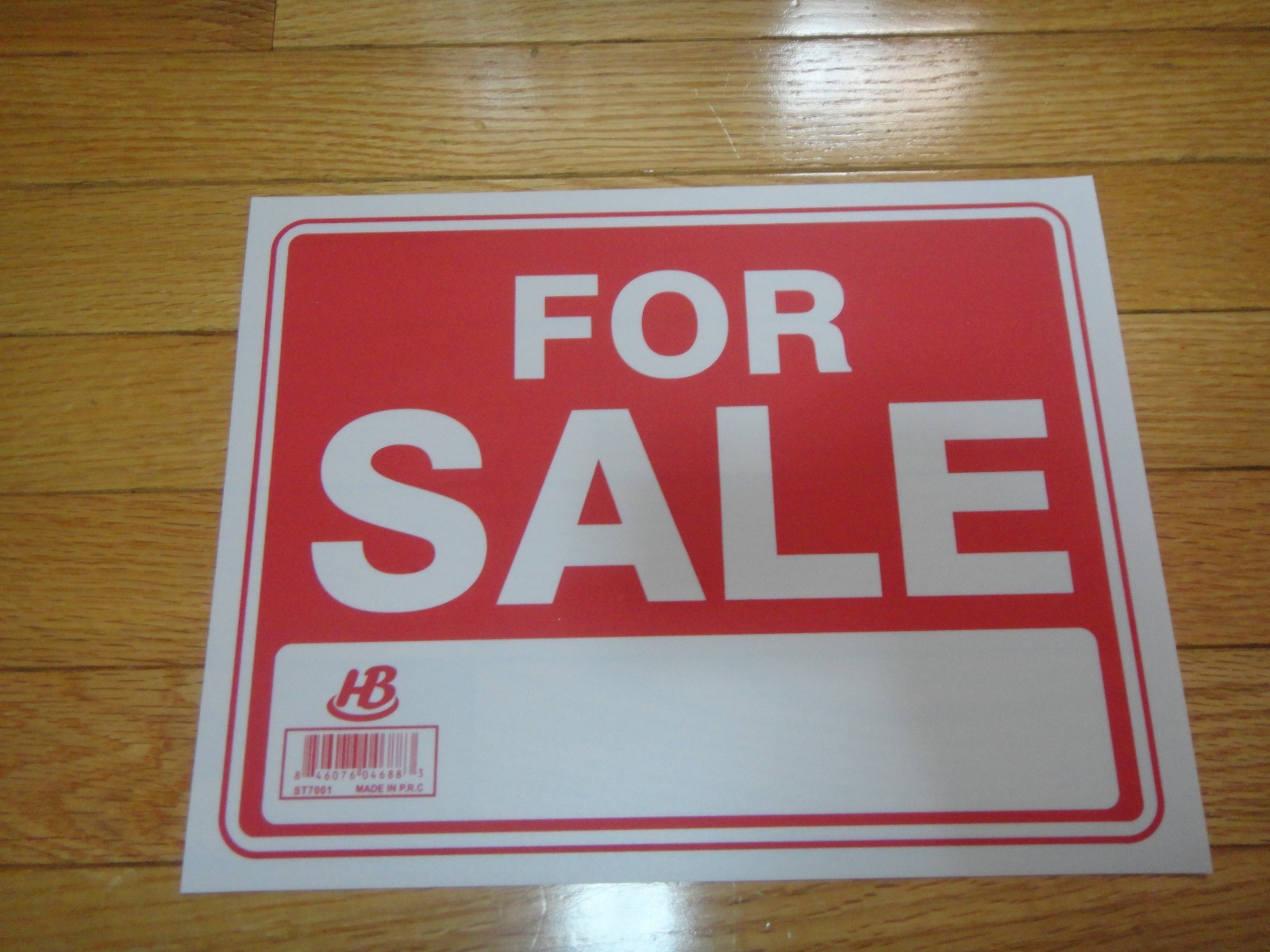 5X- Red & White Flexible Plastic « FOR SALE » Sign 9 x 12 Inch US Seller