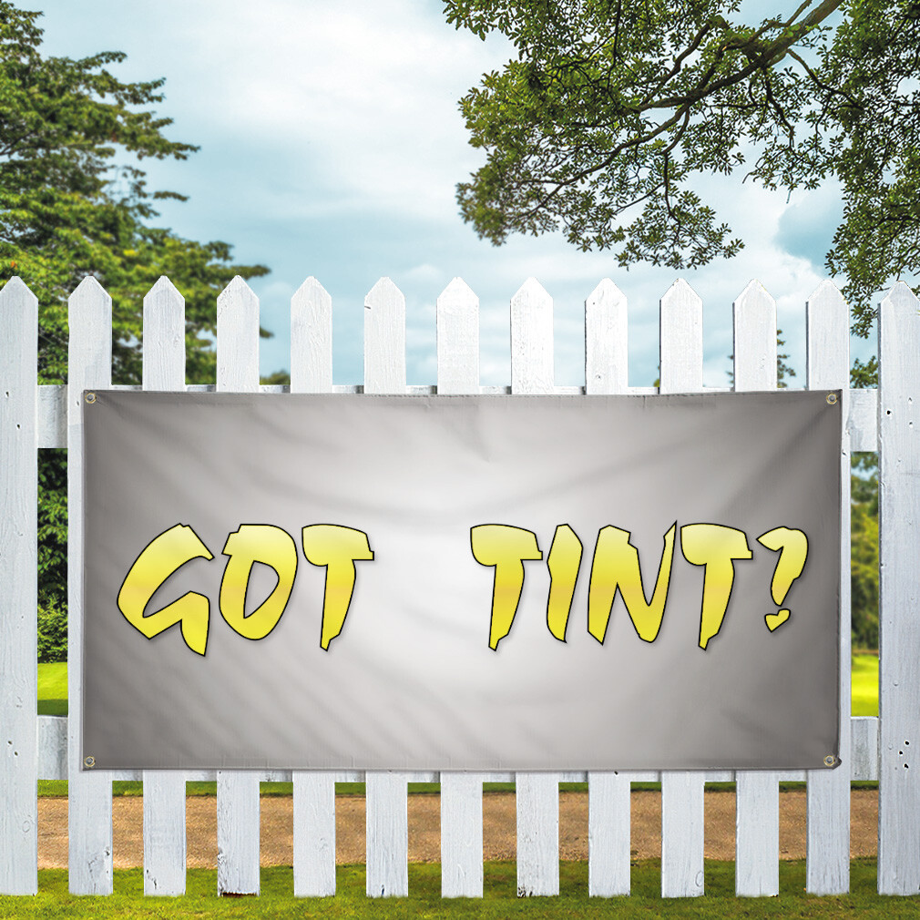 Vinyl Banner Multiple Sizes Got Tint Outdoor Advertising Printing C Outdoor