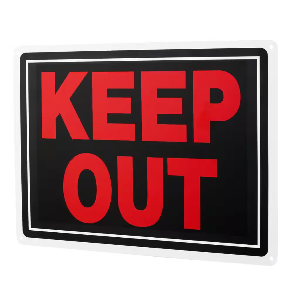 NEW 10×14 Aluminum « Keep Out » Sign Bold, Weatherproof Ideal for Private Property