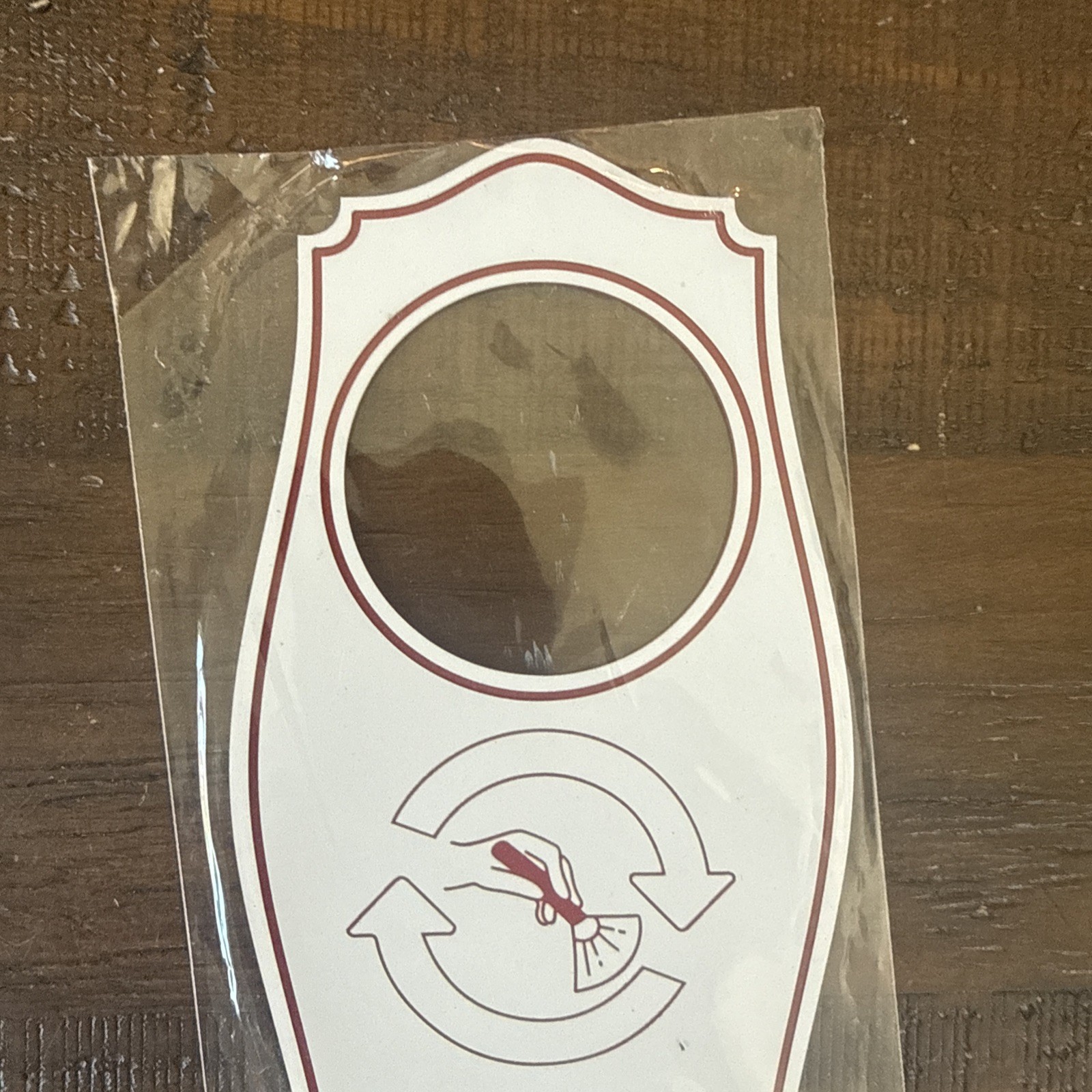 Signs ByLITA Cleaning in Progress Door Hanger – White Red, 4&Prime; x 8&Prime;