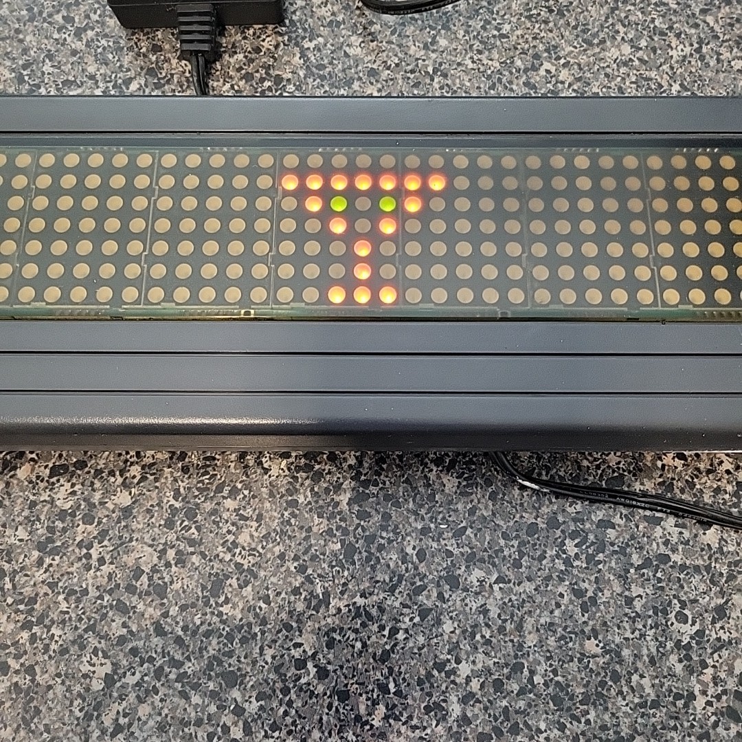 1992 AMS Beta-Brite Programmable Digital Display Sign 1044-4402 No Remote