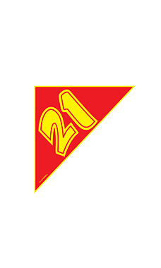Corner Windshield Year Stickers – Red/Yellow – 2021 – Pack of 12