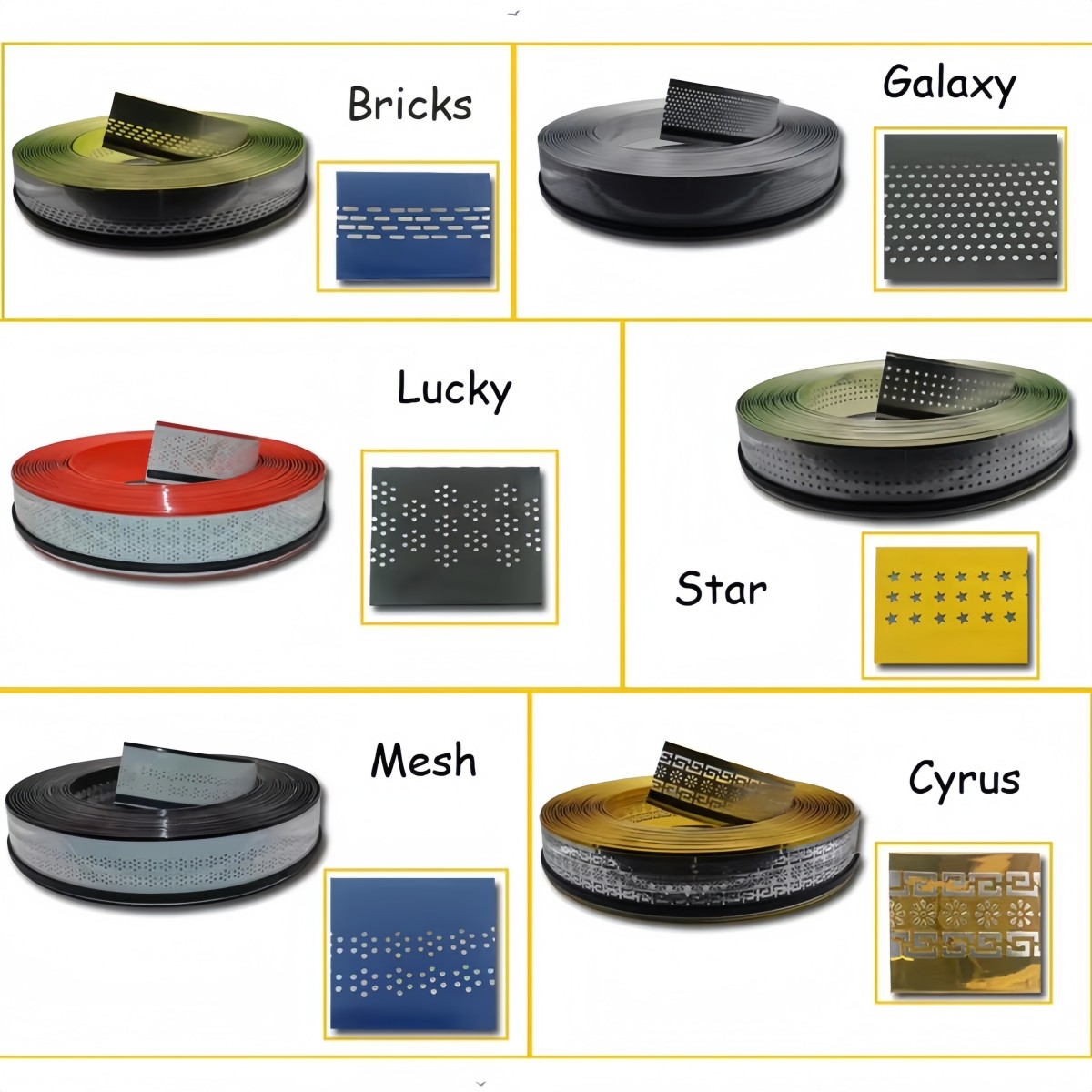 Aluminum Coil Material Strip Trim Cap for Perforated Sign Channel Letter Word